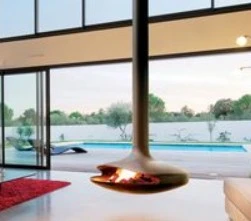Modern Design Hanging Fireplaces factory