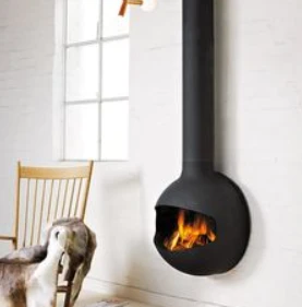Niaj hnub nimno Design Hanging Fireplaces