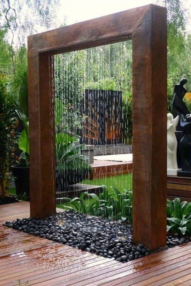 Outdoor Steel Water Fountains