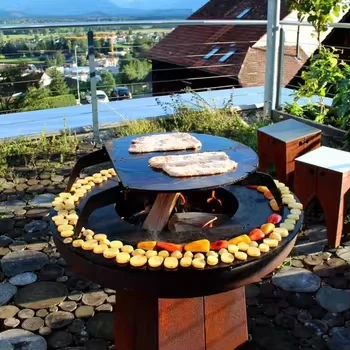 Corten Steel Bbq Grills tau ntev