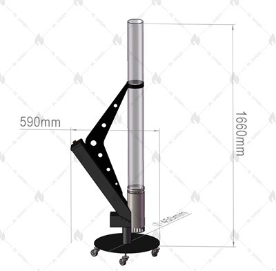Portable Patio Biomass Pellet rhaub