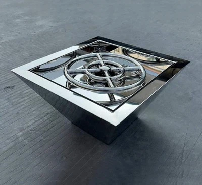 Silver Waterfall Fire Bowl