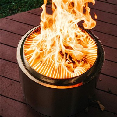 Solo Qhov cub Bonfire 2.0 Hluav taws kub nrog Stand